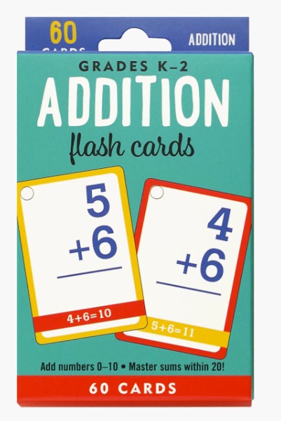 Addition Flash Cards