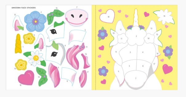 My First Color-by-Sticker Book -- Unicorns & More
