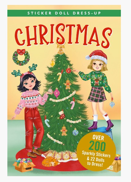 Christmas Sticker Doll Dress-Up Book
