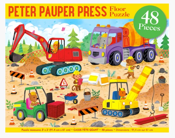 Construction Site Kids' Floor Puzzle