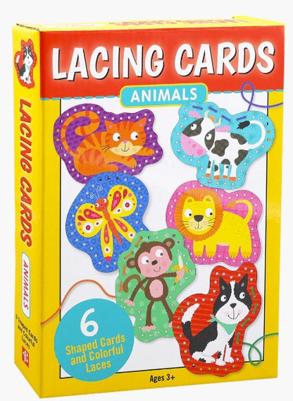 Animals Lacing Cards