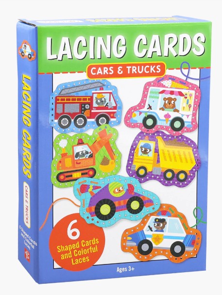 Cars & Trucks Lacing Cards
