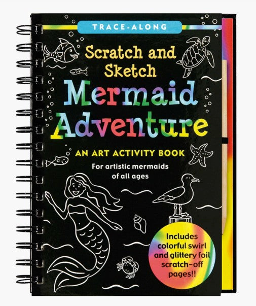 Mermaid Adventure Scratch and Sketch