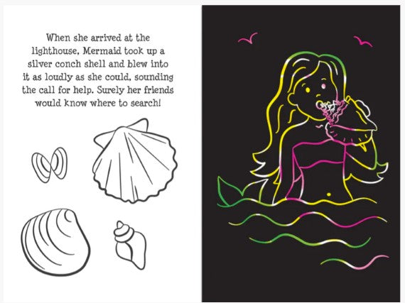 Mermaid Adventure Scratch and Sketch