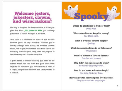 1001 Jokes for Kids Book