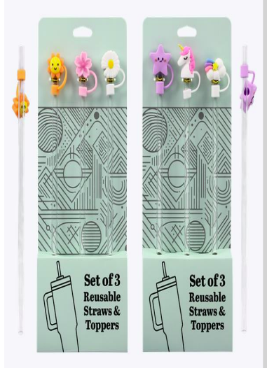 Straw with Sun or Unicorn Themes