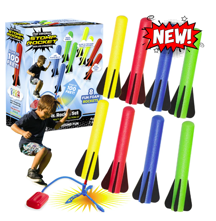 Stomp Rocket® Jr. Rockets with 8 rockets