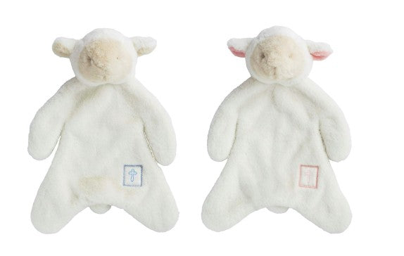 Little Lamb Plush Woobies with Cross