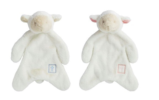 Little Lamb Plush Woobies with Cross
