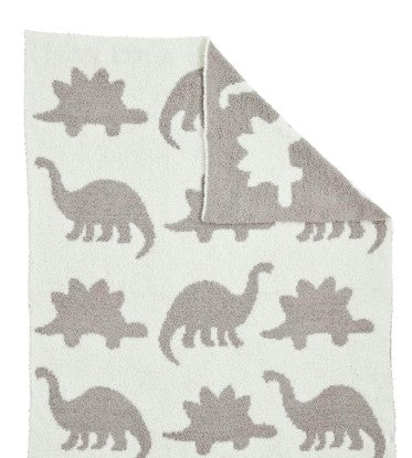Chenille Dino Blanket