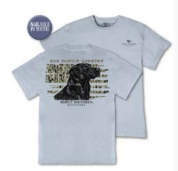 SS Short Sleeve God Family Country