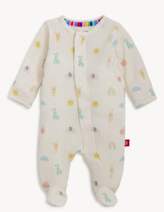 Lullaby Sky Pink Magnetic Footie