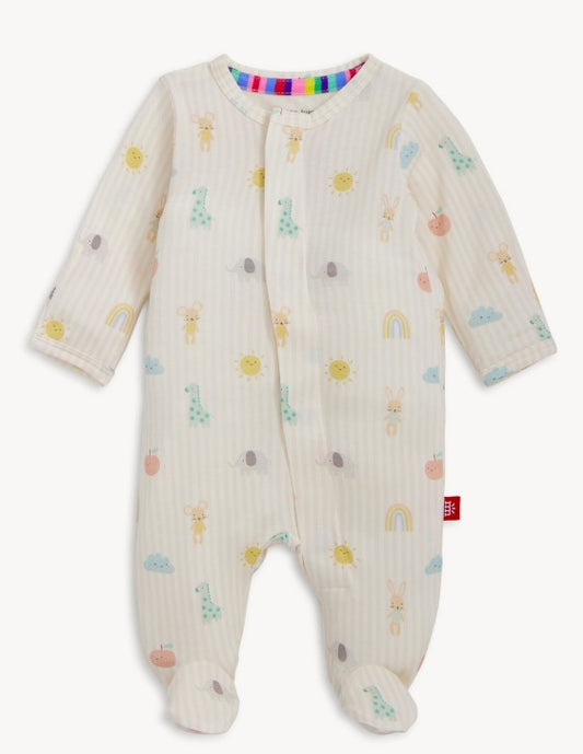 Lullaby Sky Pink Magnetic Footie