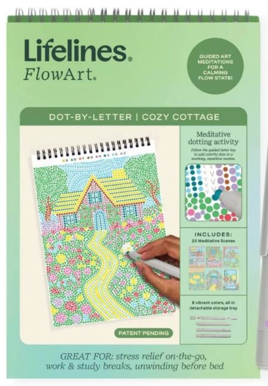 FlowArt- Dot-By-Letter, Cozy Cottage