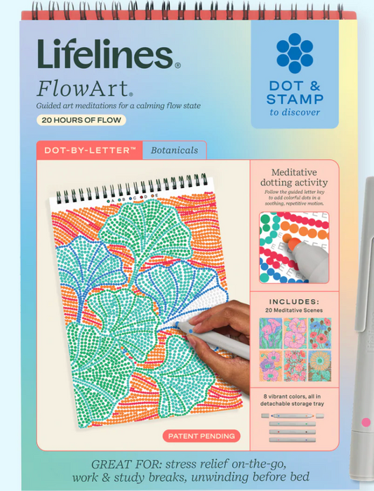FlowArt- Dot-By-Letter, Botanicals