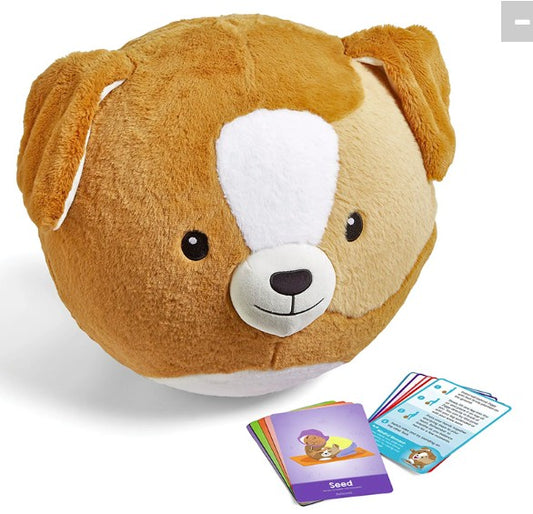 BubblePlush Yoga Ball Buddy Puppy