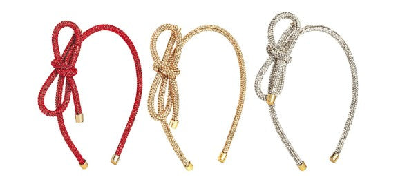 Bow Rhinestone Headbands