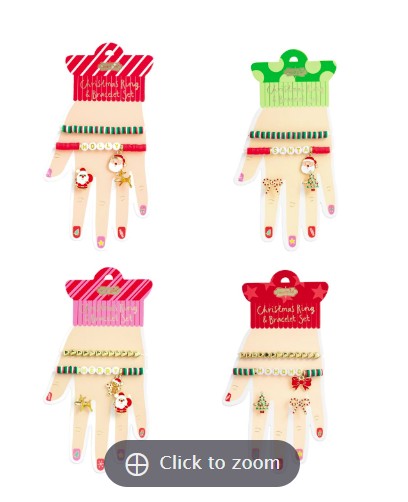 Holiday Bracelet & Ring Set
