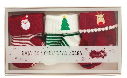 Boy Christmas Sock Set
