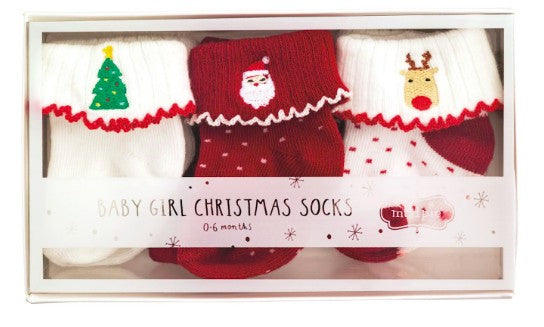 Girl Christmas Sock Set