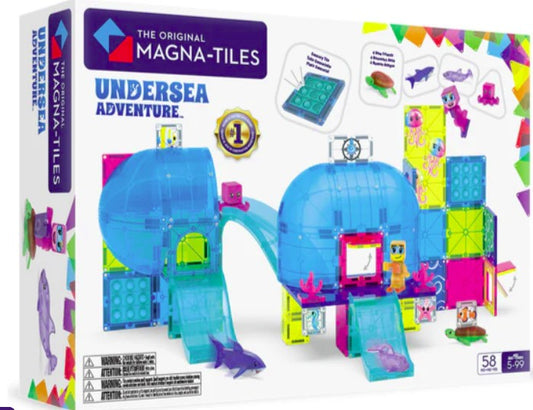 Magna-Tiles® Undersea Adventure 58 Piece Set