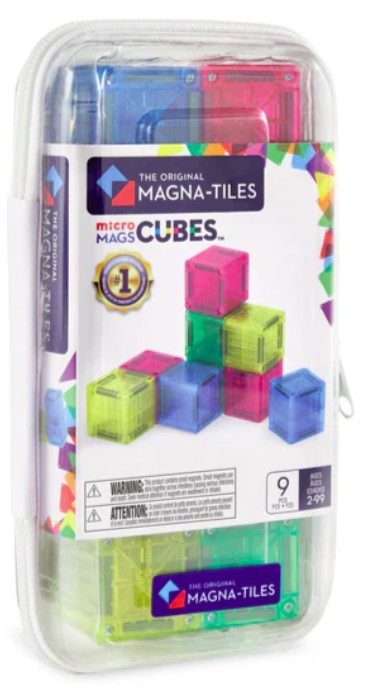 Magna-Tiles® microMAGS Cubes 9 Piece Set