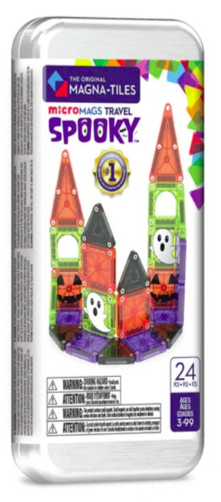 Magna-Tiles® microMAGS Spooky 24-Piece Travel Set