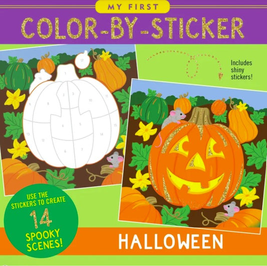 My First Color-By-Sticker Book - Halloween