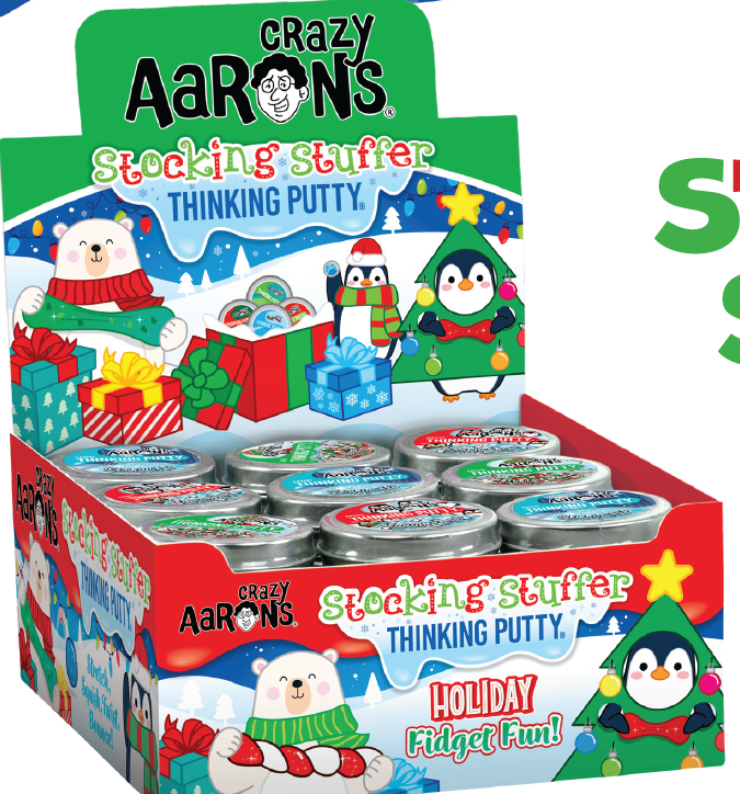 Crazy Aarons Puttyworld Stocking Stuffer Mini 2" Tin