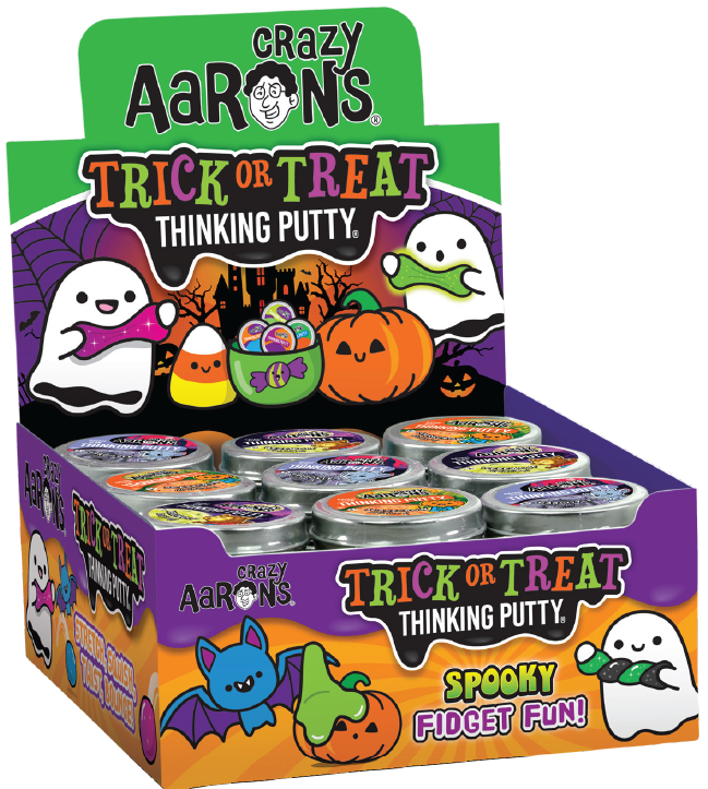 Crazy Aarons Putty World Trick or Treat Mini 2" Tin