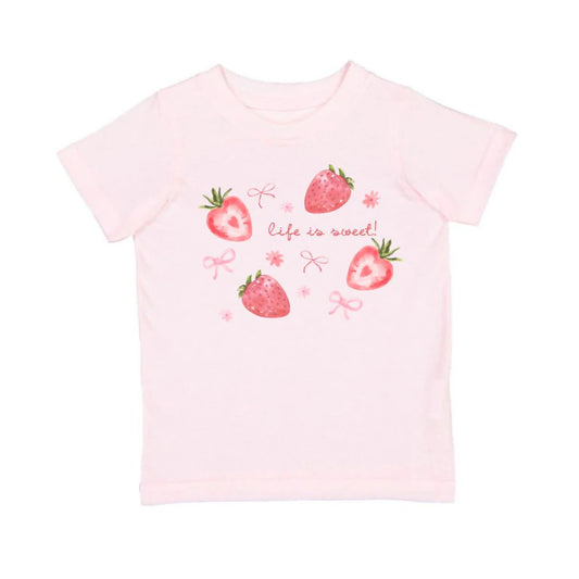 LIfe is Sweet Strawberry SS Tee