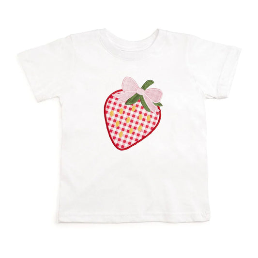 Strawberry Patchwork SS Tee