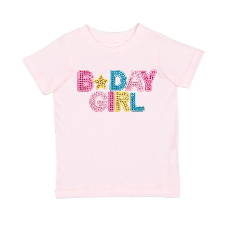 Birthday Girl Rhinestone SS Tee
