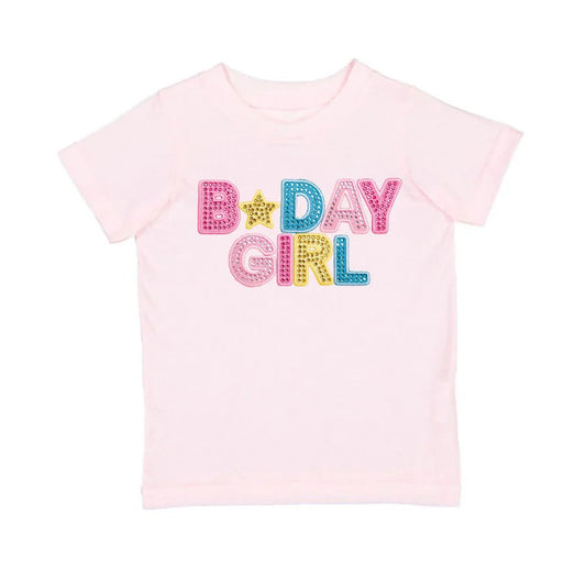 Birthday Girl Rhinestone SS Tee