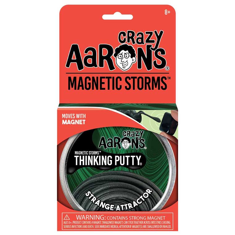 Strange Attactor Magnetic Storm 4" Thinking Putty