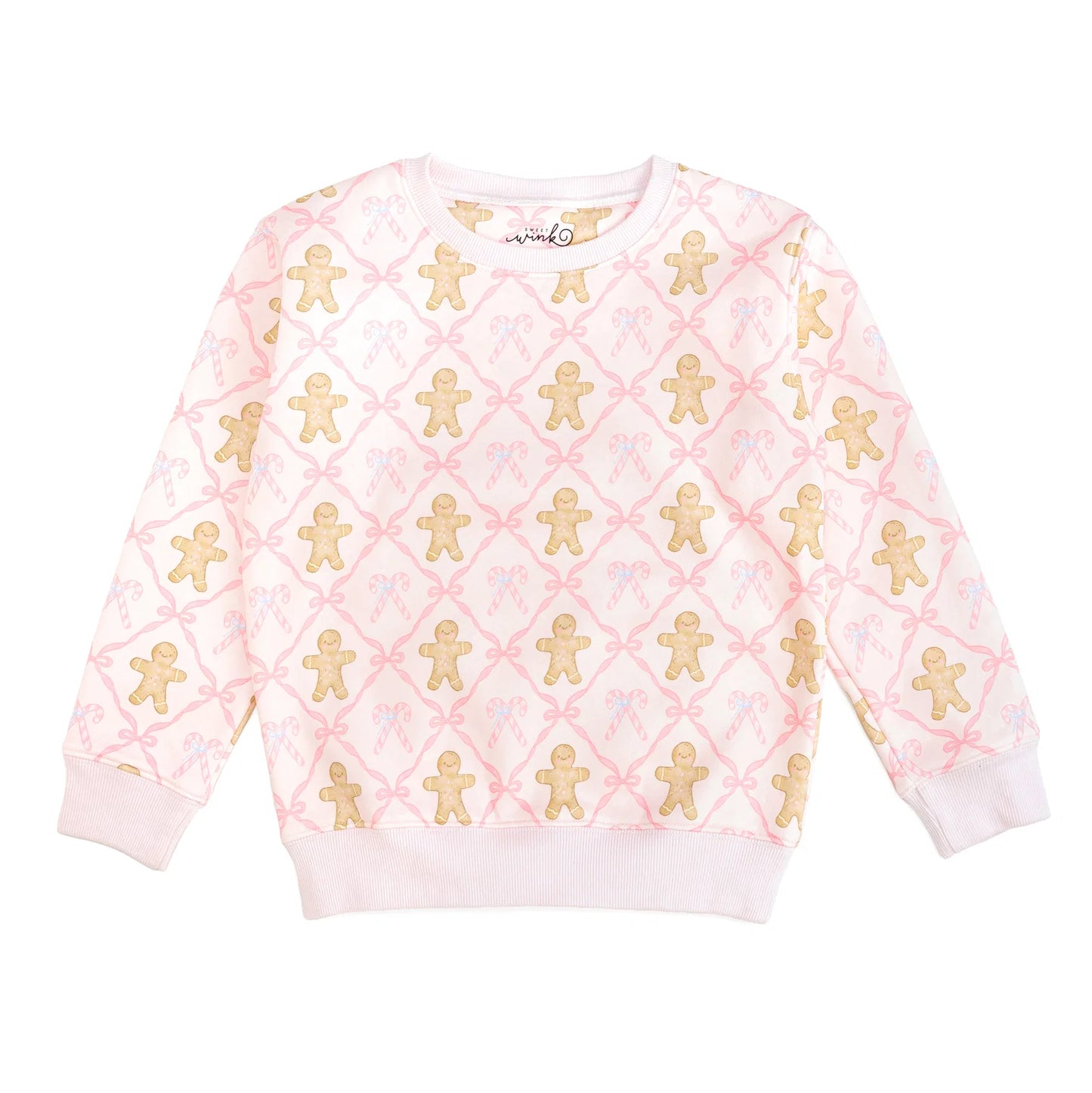 Gingerbread Bow Trellis Sweatshirt