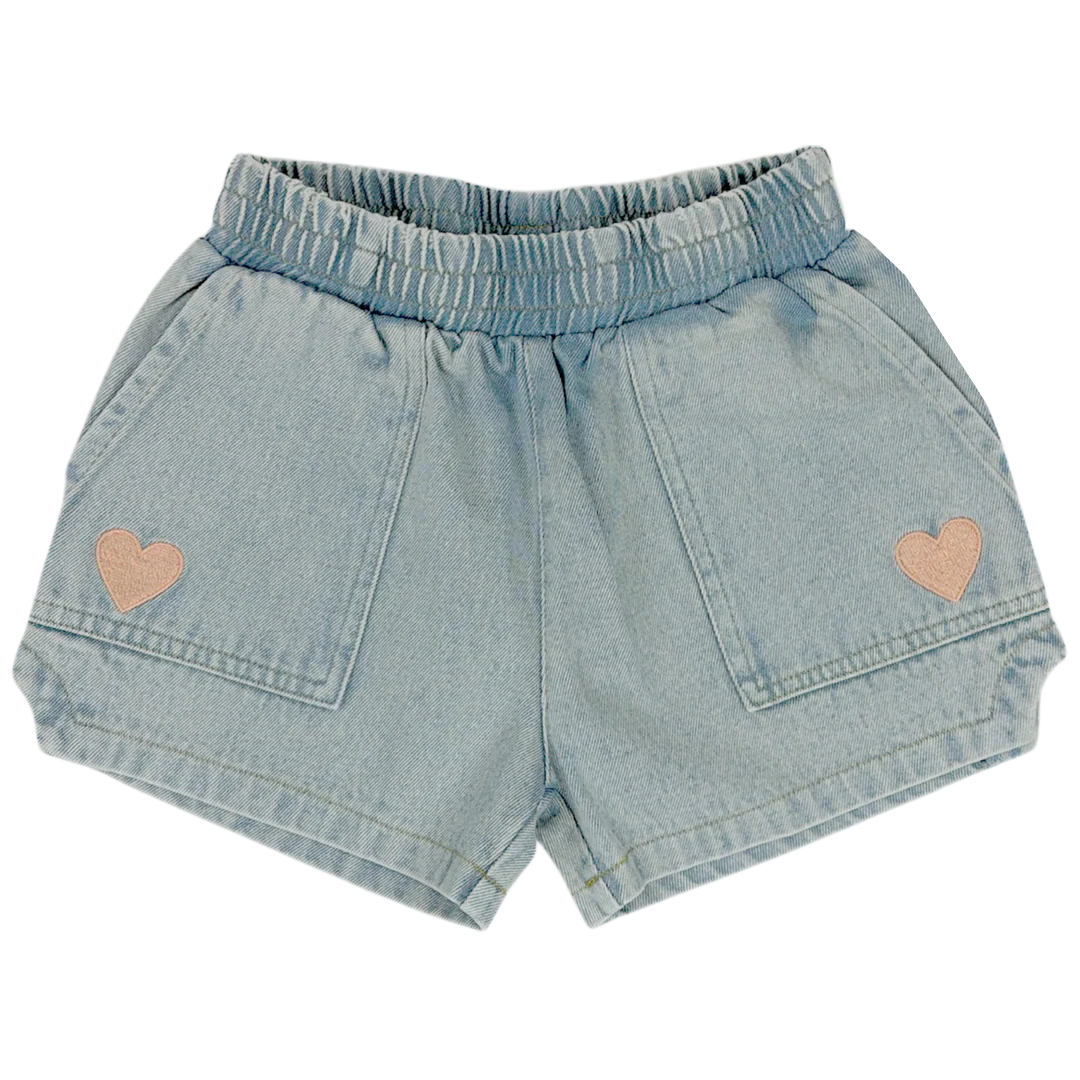 Sweet Heart Stonewash Denim