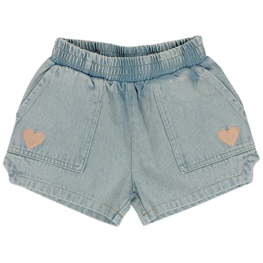 Sweet Heart Stonewash Denim