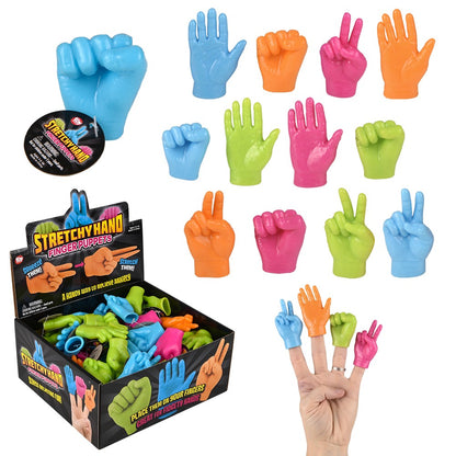 2.5" Neon Hand Finger Puppet