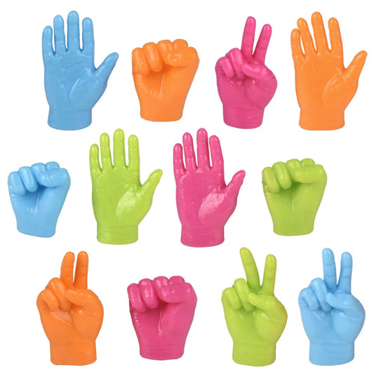 2.5" Neon Hand Finger Puppet