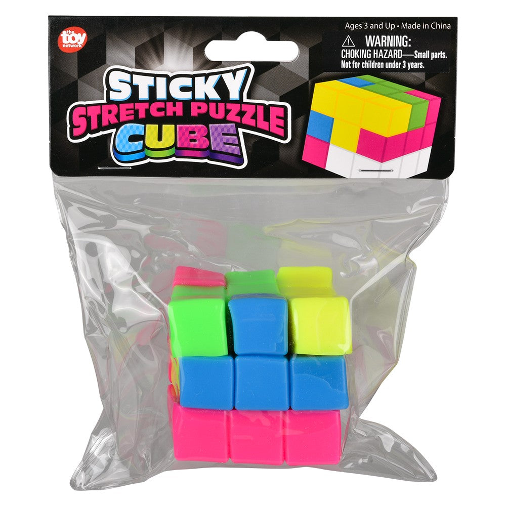 2.5" Sticky stretch Puzzle Cube