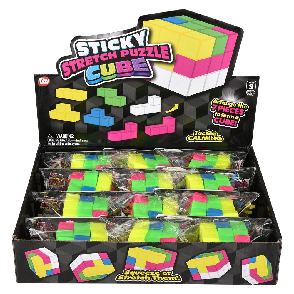 2.5" Sticky stretch Puzzle Cube