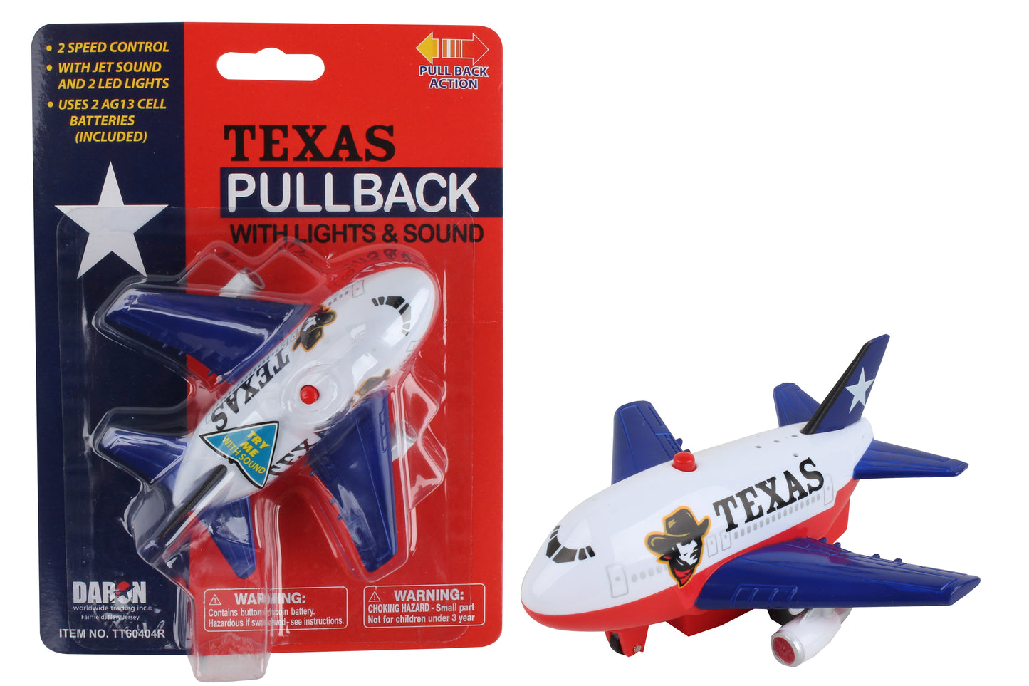 Texas Rangers Pullback Plane