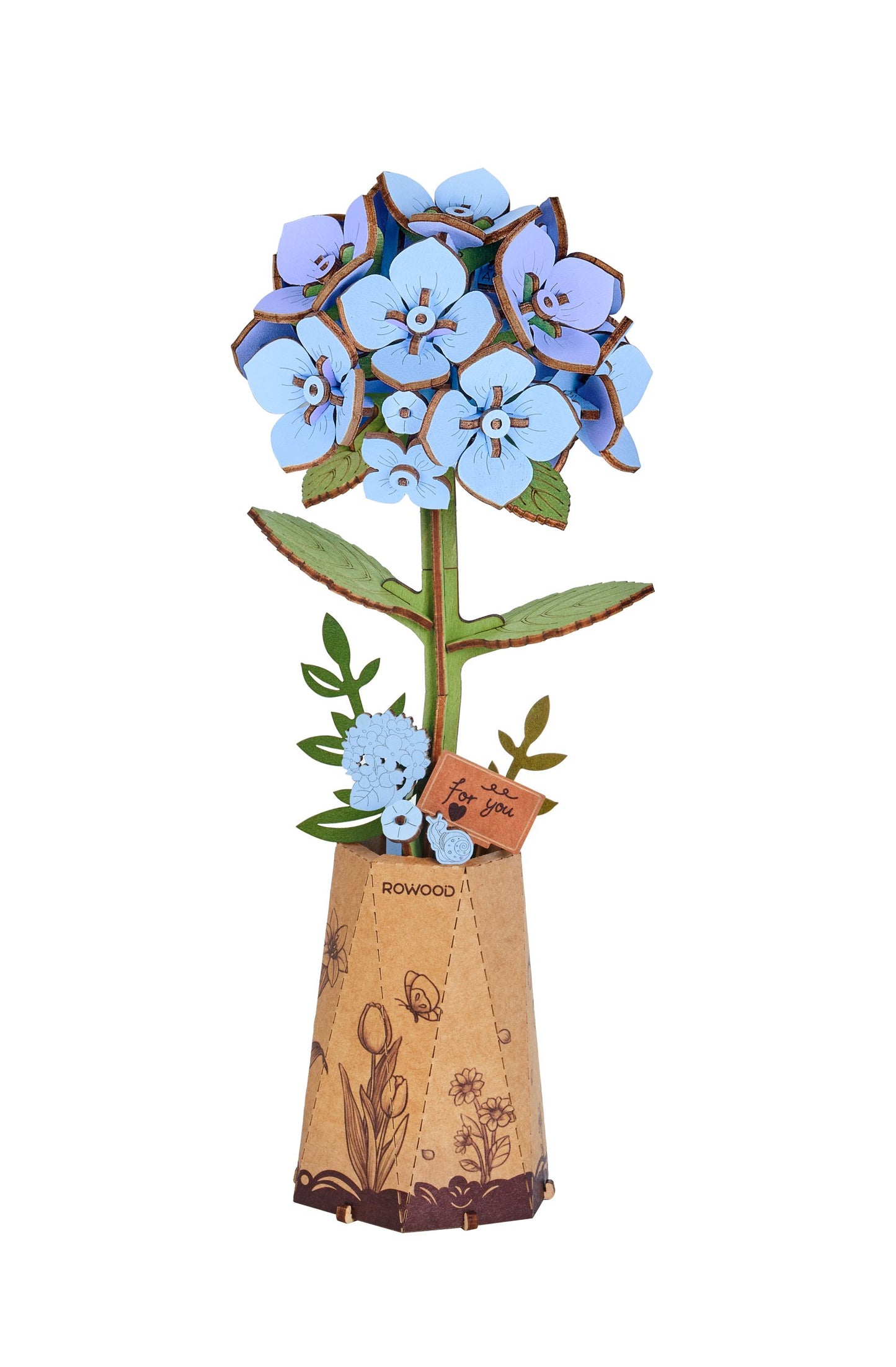 Wood Flower Blue Hydrangea
