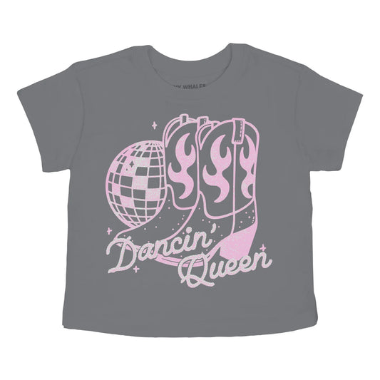 Dancin' Queen Boxy Tee in Vintage Black
