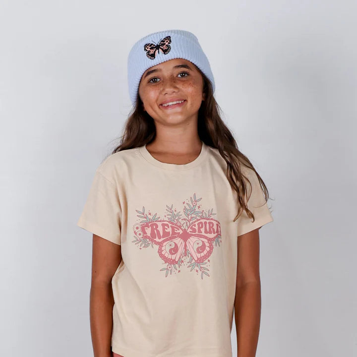 Free Spirit Boxy Tee in Sand