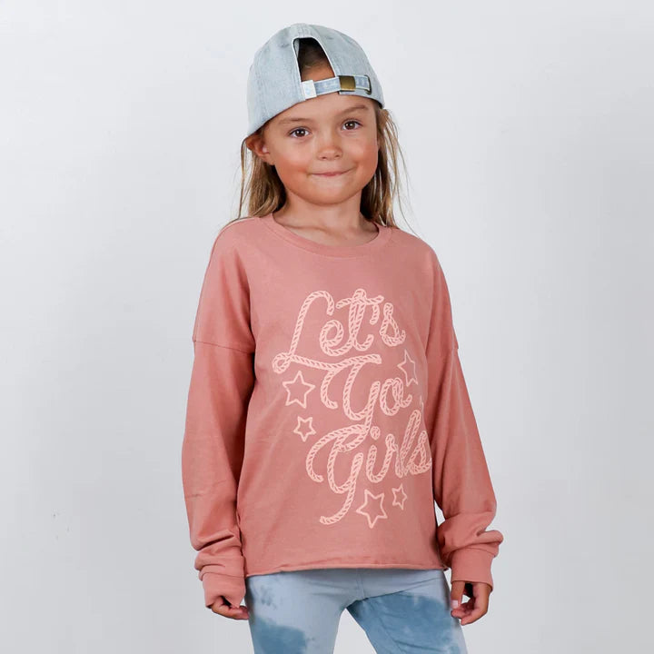 Let's Go Girls Boxy Long Sleeve Tee