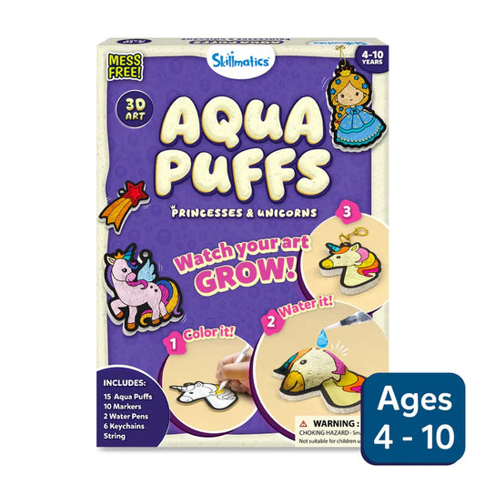 Aqua Puffs: Princesses & Unicorns