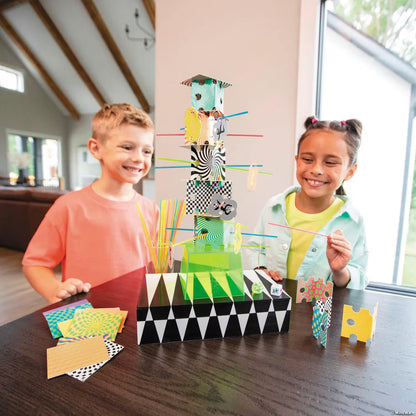 Vertigo: A Suspenseful Stacking Game of Balance and Strategy