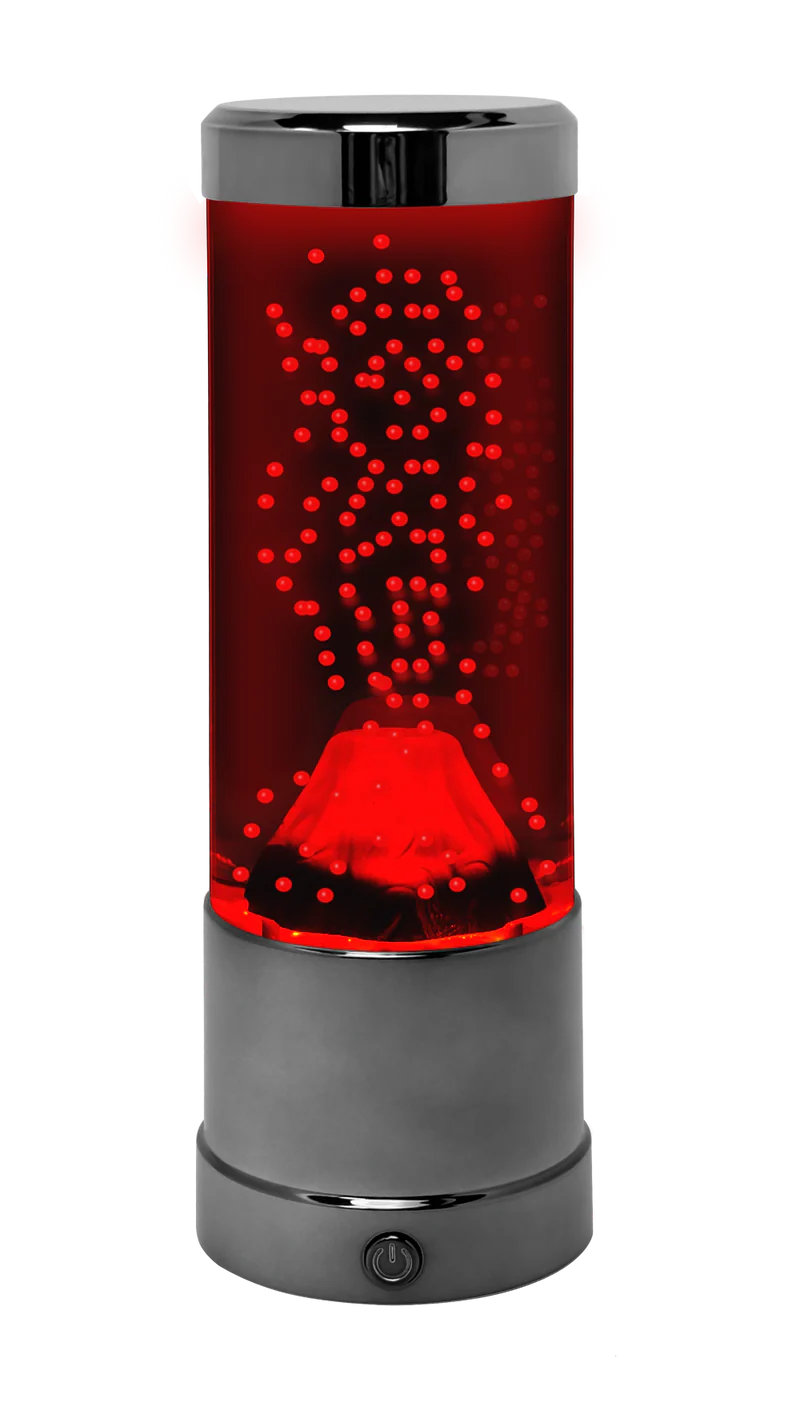 Volcano Mood Lamp With Metallic Base